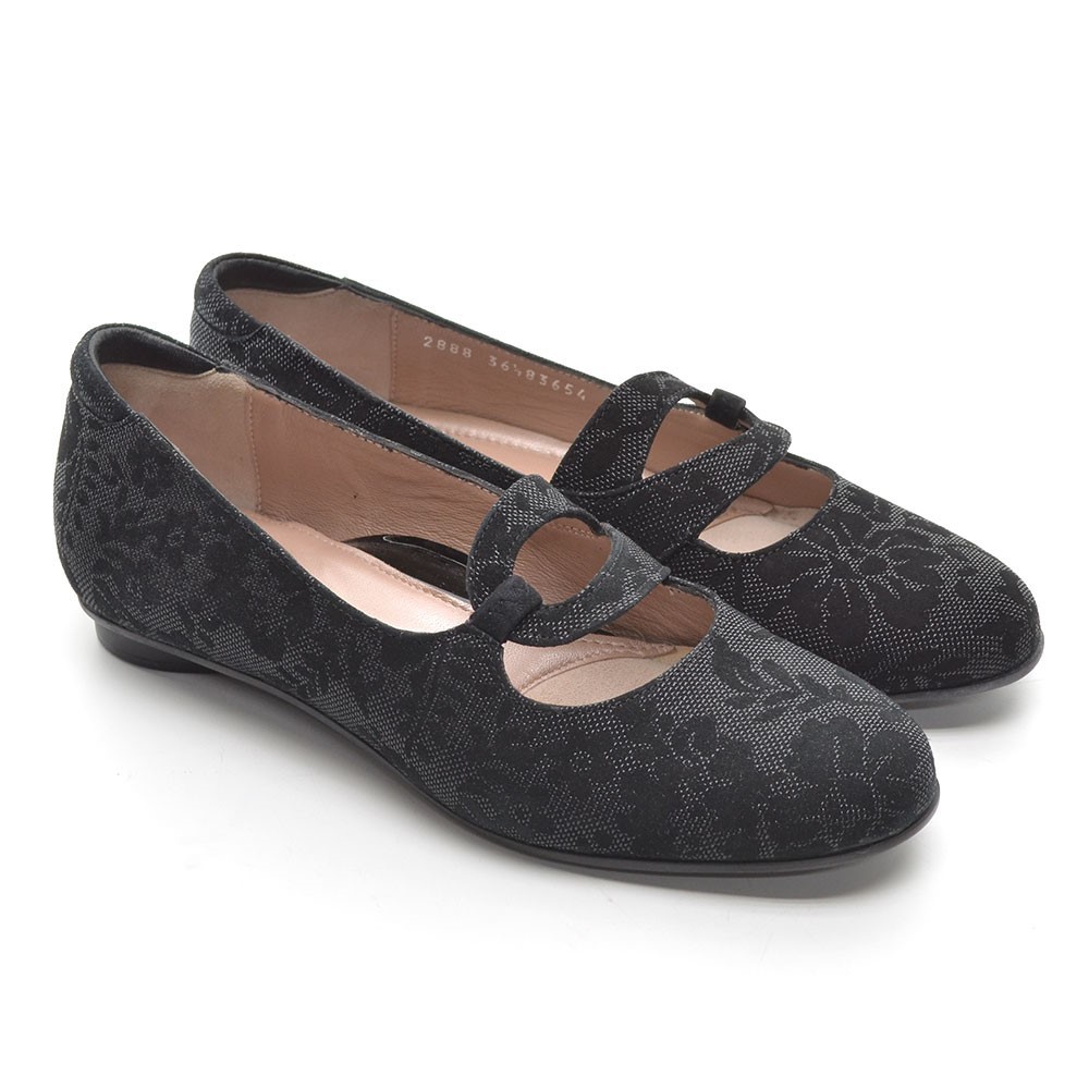 Beautifeel Aline Black 3D Chantilly Loafers 36.5 New